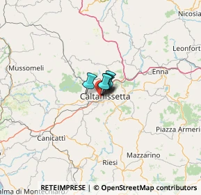 Mappa Via Alberto Moravia, 93100 Caltanissetta CL, Italia (22.45545)