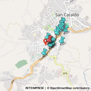 Mappa Via Garibaldi, 93017 San Cataldo CL, Italia (0.326)