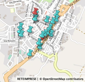 Mappa Piazza S. Francesco, 97013 San Cataldo CL, Italia (0.2085)