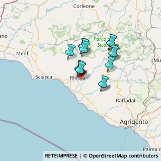 Mappa Contrada Gulfa giummarrella, 92016 Ribera AG, Italia (11.71063)
