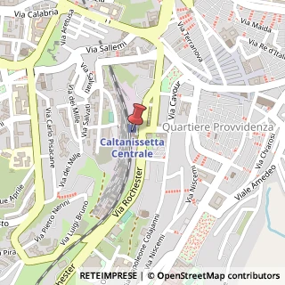 Mappa Piazza Roma, 19, 93100 Caltanissetta, Caltanissetta (Sicilia)