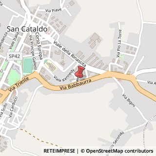 Mappa Via Babbaurra, 141, 93017 San Cataldo, Caltanissetta (Sicilia)
