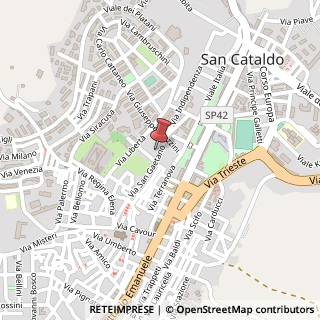 Mappa Via San Gaetano, 113, 93017 San Cataldo, Caltanissetta (Sicilia)