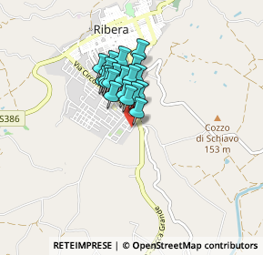 Mappa Via Rocco Chinnici, 92016 Ribera AG, Italia (0.6205)