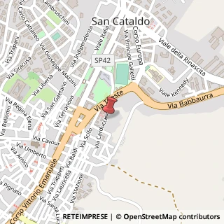Mappa Via Giosuè Carducci, 20, 93017, 93017 San Cataldo, Caltanissetta (Sicilia)