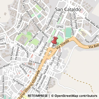 Mappa Piazza Papa Giovanni XXIII, 2, 93017 San Cataldo, Caltanissetta (Sicilia)