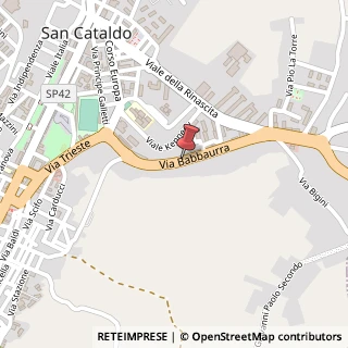 Mappa Via Babbaurra, 40, 93017 San Cataldo, Caltanissetta (Sicilia)