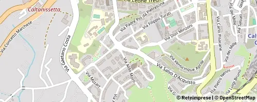 Mappa Caltanissetta