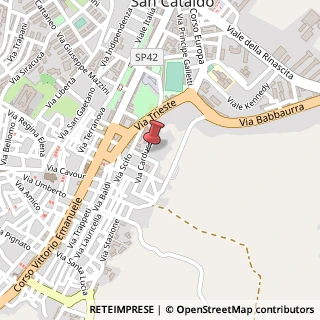 Mappa Via Giosuè Carducci, 18, 93017 San Cataldo, Caltanissetta (Sicilia)