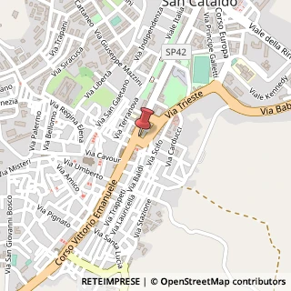 Mappa Via Caltanissetta, 8, 93017 San Cataldo, Caltanissetta (Sicilia)