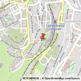 Mappa Via Pietro Nenni,  2, 93100 Caltanissetta, Caltanissetta (Sicilia)
