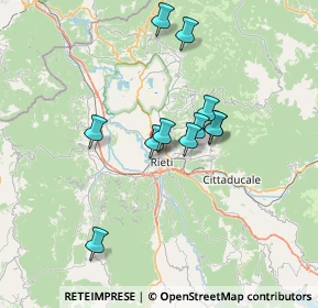 Mappa Via Porrara, 02100 Rieti RI, Italia (5.96545)