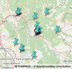 Mappa Via Porrara, 02100 Rieti RI, Italia (12.297)