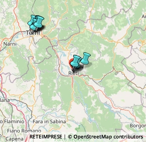 Mappa Via Porrara, 02100 Rieti RI, Italia (14.51)