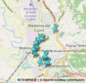 Mappa Via Porrara, 02100 Rieti RI, Italia (0.78308)