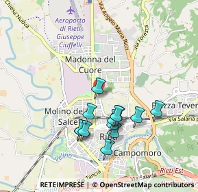 Mappa Via Porrara, 02100 Rieti RI, Italia (0.88077)