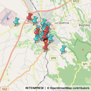 Mappa Via Diaz, 01100 Viterbo VT, Italia (1.314)