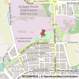 Mappa Via Liberato di Benedetto, 3, 02100 Rieti, Rieti (Lazio)