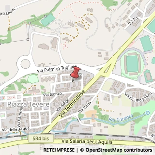 Mappa Via San Martino, 8, 02100 Rieti, Rieti (Lazio)