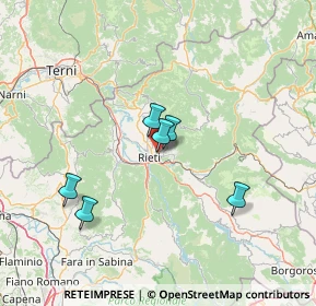 Mappa Via Viti, 02100 Rieti RI, Italia (29.0325)