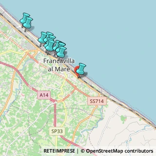 Mappa Via Adriatica Sud, 66023 Francavilla al Mare CH, Italia (2.27417)