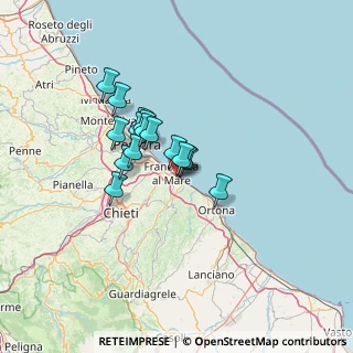 Mappa Via Adriatica Sud, 66023 Francavilla al Mare CH, Italia (9.55875)