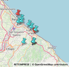 Mappa Via Adriatica Sud, 66023 Francavilla al Mare CH, Italia (6.23091)