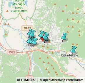 Mappa Via Vazia, 02100 Rieti RI, Italia (2.20636)