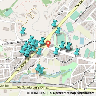 Mappa Via Vazia, 02100 Rieti RI, Italia (0.22143)