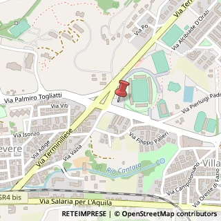Mappa Via Vazia, 3, 02100 Rieti, Rieti (Lazio)