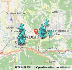 Mappa Via Vazia, 02100 Rieti RI, Italia (1.57111)