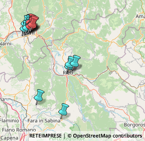 Mappa Via Vazia, 02100 Rieti RI, Italia (22.22053)