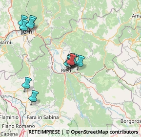 Mappa Via Vazia, 02100 Rieti RI, Italia (15.02818)