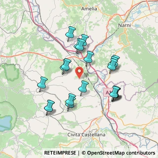 Mappa Località Castel Bagnolo, 01028 Orte VT, Italia (7.3905)