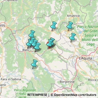 Mappa Via Salaria, 02013 Antrodoco RI, Italia (11.70643)