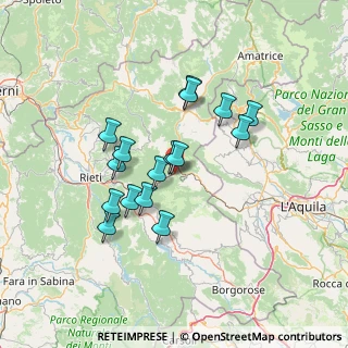 Mappa Via Salaria, 02013 Antrodoco RI, Italia (12.24188)