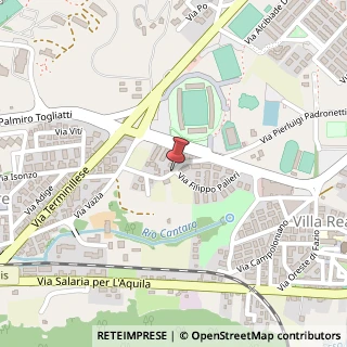 Mappa Via Villa Mari, 2, 02100 Rieti, Rieti (Lazio)