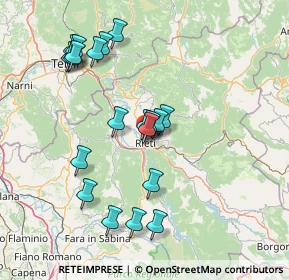 Mappa Via Leonessa, 02100 Rieti RI, Italia (15.715)