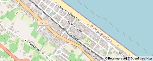 Mappa Francavilla al Mare