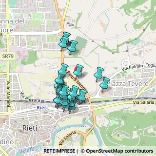 Mappa Via Pietro Nenni, 02100 Rieti RI, Italia (0.4)