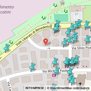 Mappa Via Liberato di Benedetto, 02100 Rieti RI, Italia (0.0931)