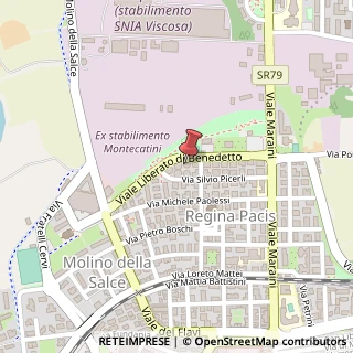 Mappa Via Liberato di Benedetto, 54, 02100 Rieti, Rieti (Lazio)