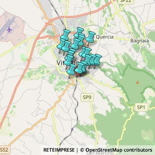 Mappa Via Gioacchino Rossini, 01100 Viterbo VT, Italia (1.089)