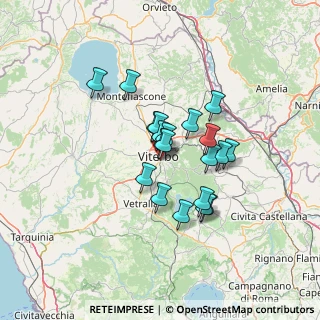 Mappa Via Gioacchino Rossini, 01100 Viterbo VT, Italia (10.3005)
