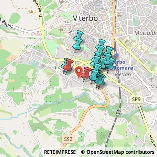 Mappa Via Corrado Alvaro, 01100 Viterbo VT, Italia (0.3135)