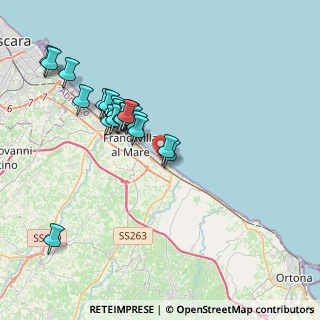 Mappa Via Tosti F. Paolo, 66023 Francavilla al Mare CH, Italia (3.7415)