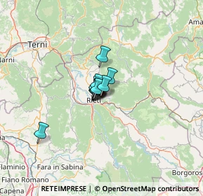 Mappa Via De Gasperi Alcide, 02100 Rieti RI, Italia (5.27636)