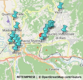 Mappa Via De Gasperi Alcide, 02100 Rieti RI, Italia (2.00941)