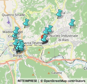 Mappa Via De Gasperi Alcide, 02100 Rieti RI, Italia (1.9405)