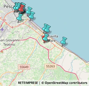 Mappa Via A. de Simone, 66023 Francavilla al Mare CH, Italia (5.76)